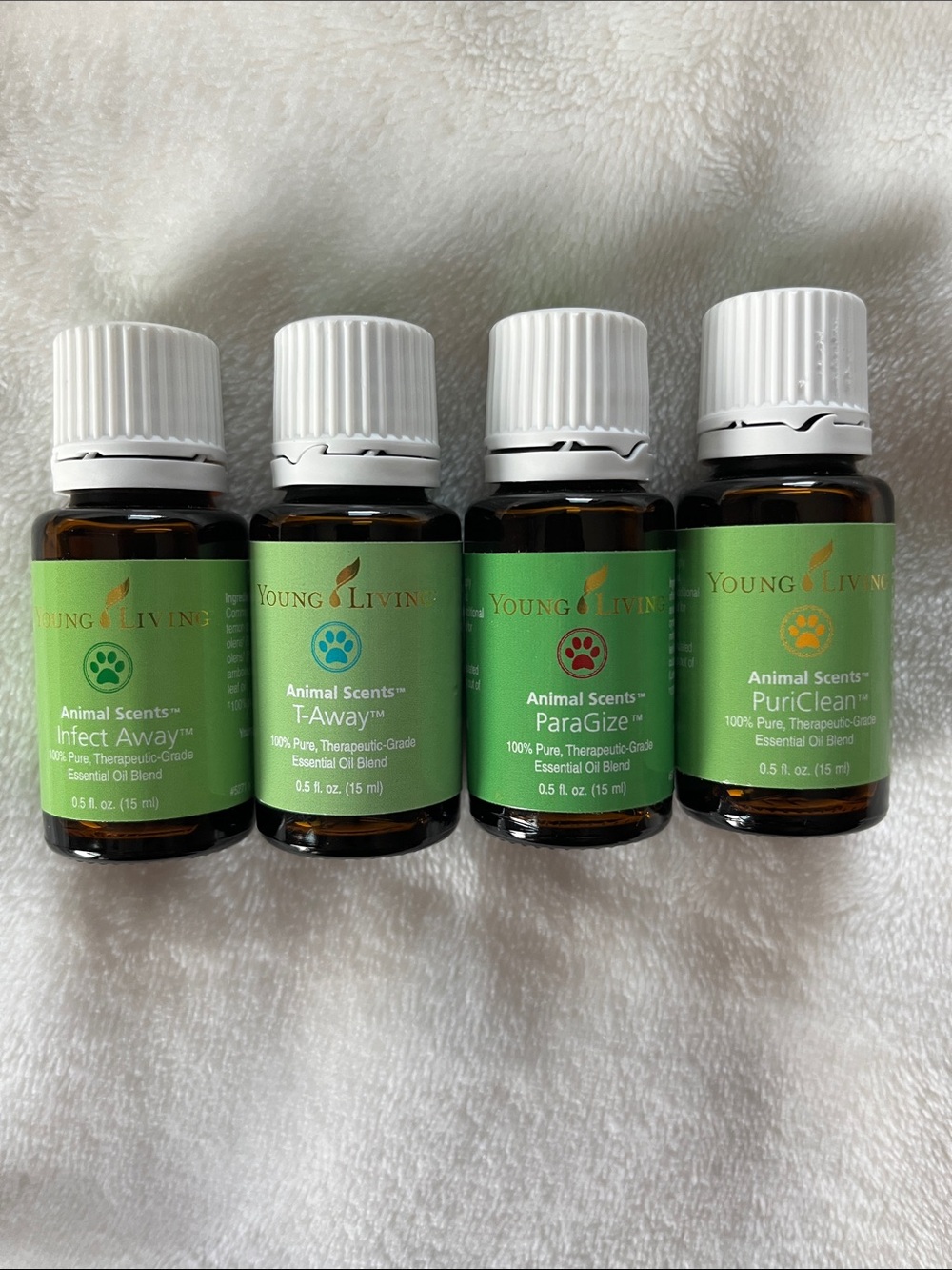 Young Living Animal Scents Pet Essential Oil Set - Green Labels